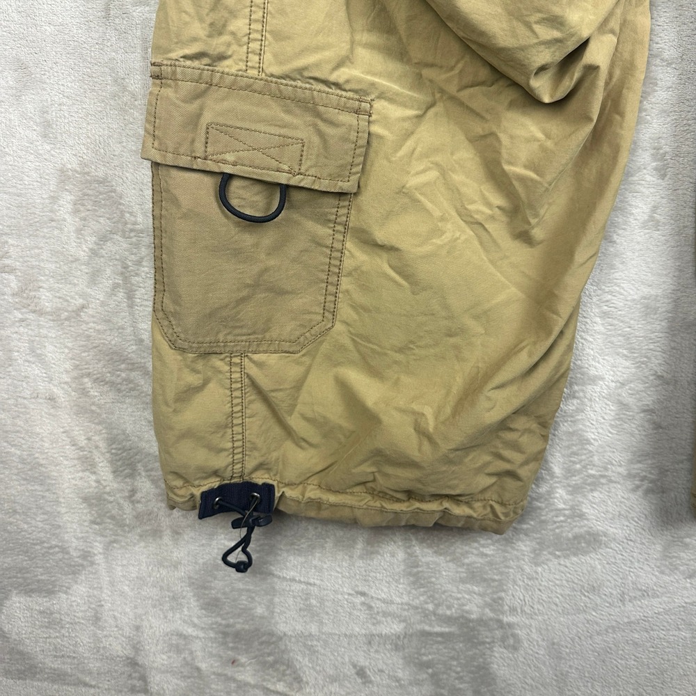 Abercrombie and Fitch Mens Khaki Cargo Pants L Relaxed Fit Tactical Gorpcore Tan - Picture 5 of 9